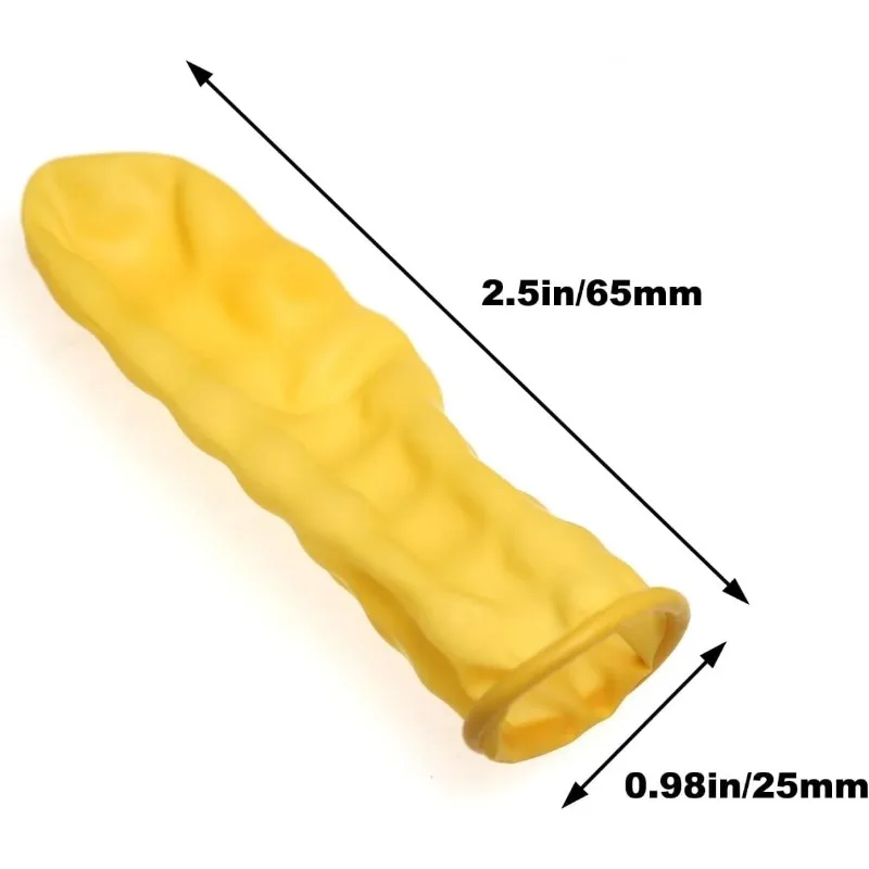 100/200/500/1000 PCS Finger Protective Covers Disposable Finger Covers Latex Anti Static Tip Rubber Protective