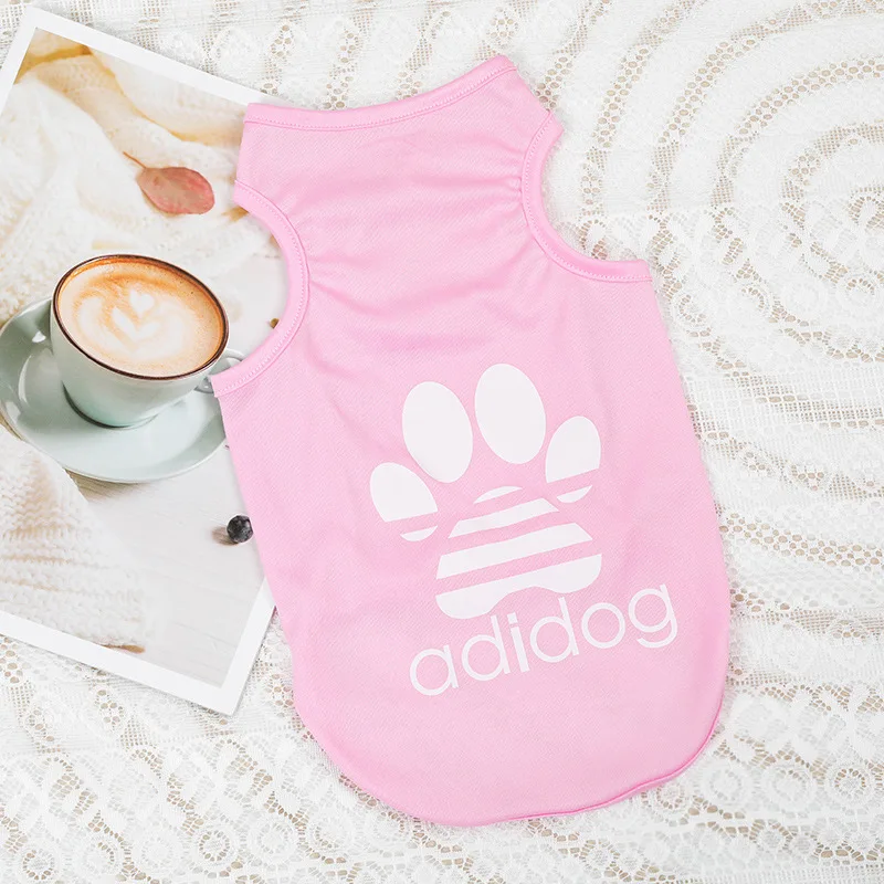 Ropa suave para perros pequeños, de verano, para Pomerania, bichón, osito de peluche, chaleco fino, transpirable, para gatos y cachorros, camiseta para mascotas