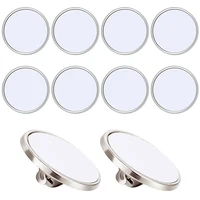 10pcs Sublimation Blank Pins DIY Button Badge Sublimation Sliver Blank Base Pins with Butterfly Pin for DIY Craft Making 1