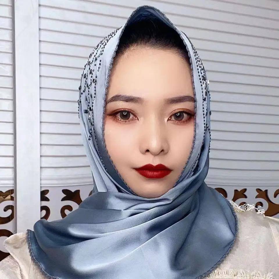 Freeshipping Hijab Muslim Women Shawl Headscarf Luxury Tassels Chiffon Scarf  Malaysia Prayer Kufi Islam Saudi Arabia Summer
