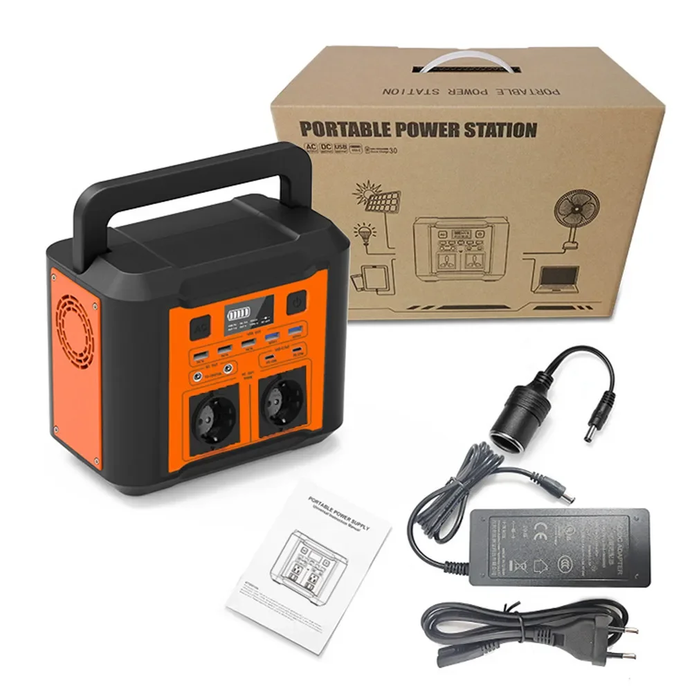 GKFLY 110V/220V/230V Power Station 80000mAh Emergency Energy Storage Pure Sine Wave Power Supply 300W Solar Generator Bank