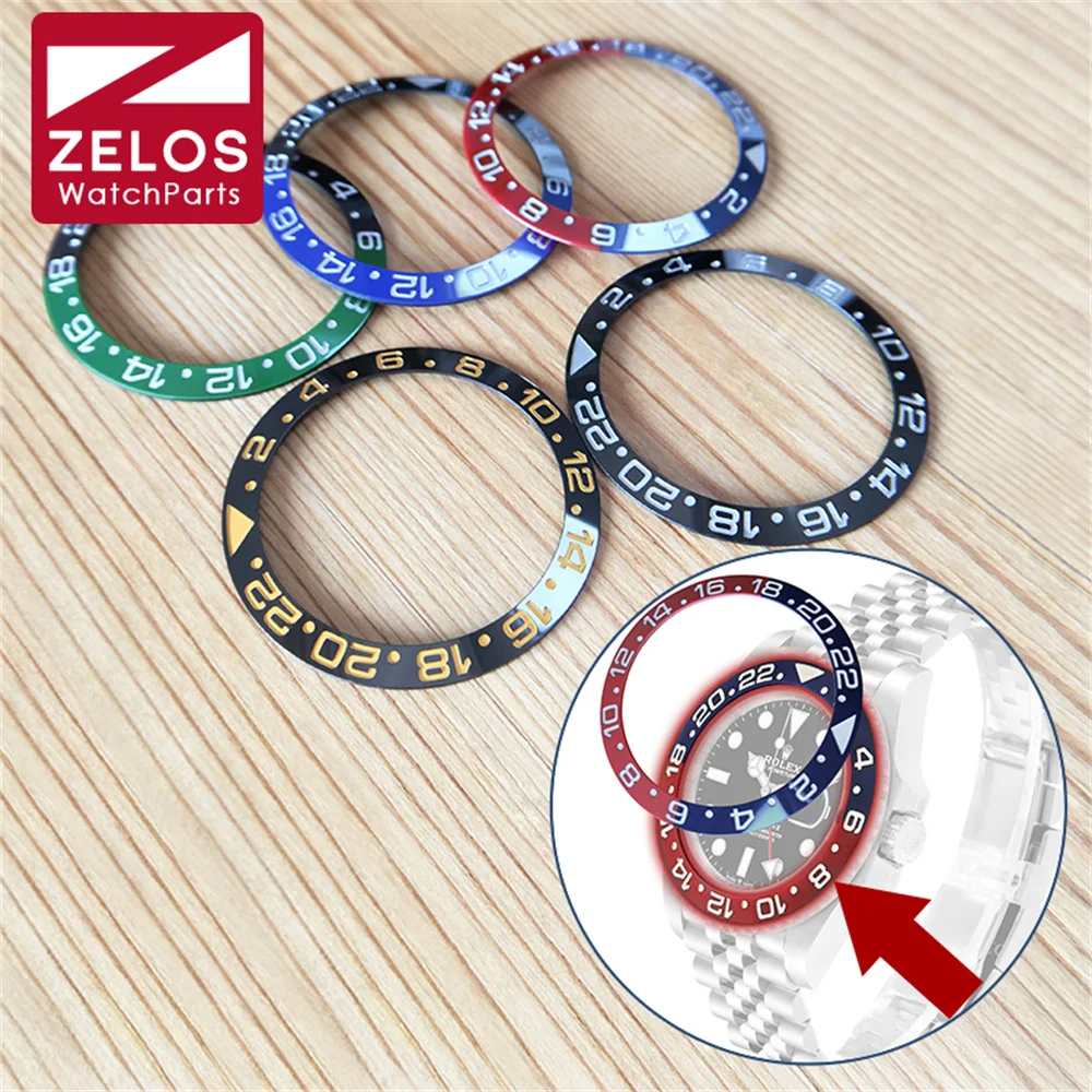 Intagliare Il Numero Di Platino Inserto Per Lunetta In Ceramica Cola Di Alta Qualità Per Orologio Rolex Gmt Master Ii