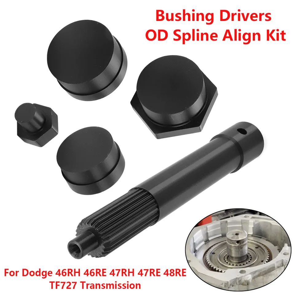 

For 46RH 46RE 47RH 47RE 48RE Dodge automatic transmission Overdrive Spline Alignment Bushing Drivers and OD Spline Align Kit ABS