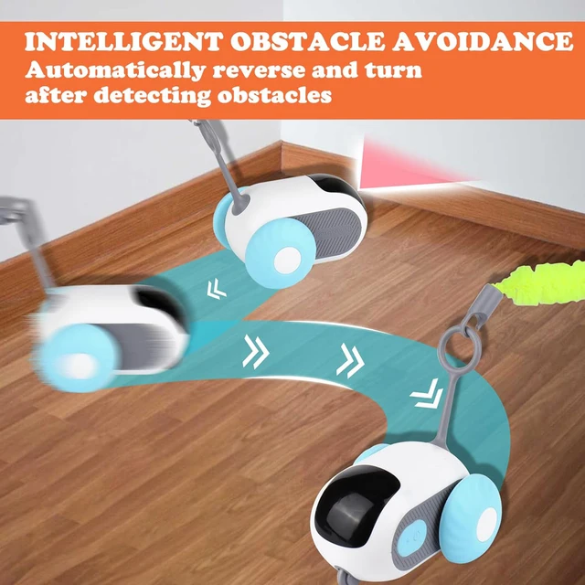 Smart Moving Remote Controlled Cat Toy 2 Modes Automatic Toy Car for Cats Dogs Interactive Playing Kitten Training Pet Supplies 3