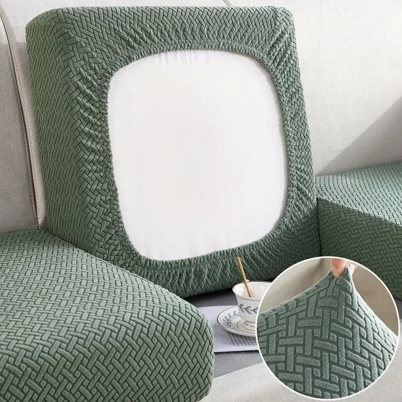 Funda De Sofá De Felpa De Conejo Grueso De 1 2 3 Plazas, Funda