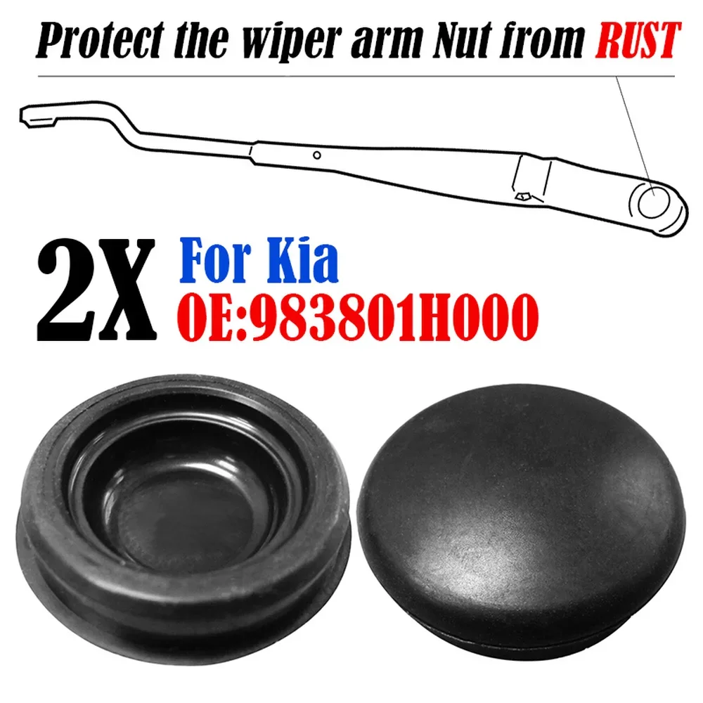 2XCarFrontWiperArmNutCoverRubberCapBoltScrewForHyundaForKiaCerato.jpg