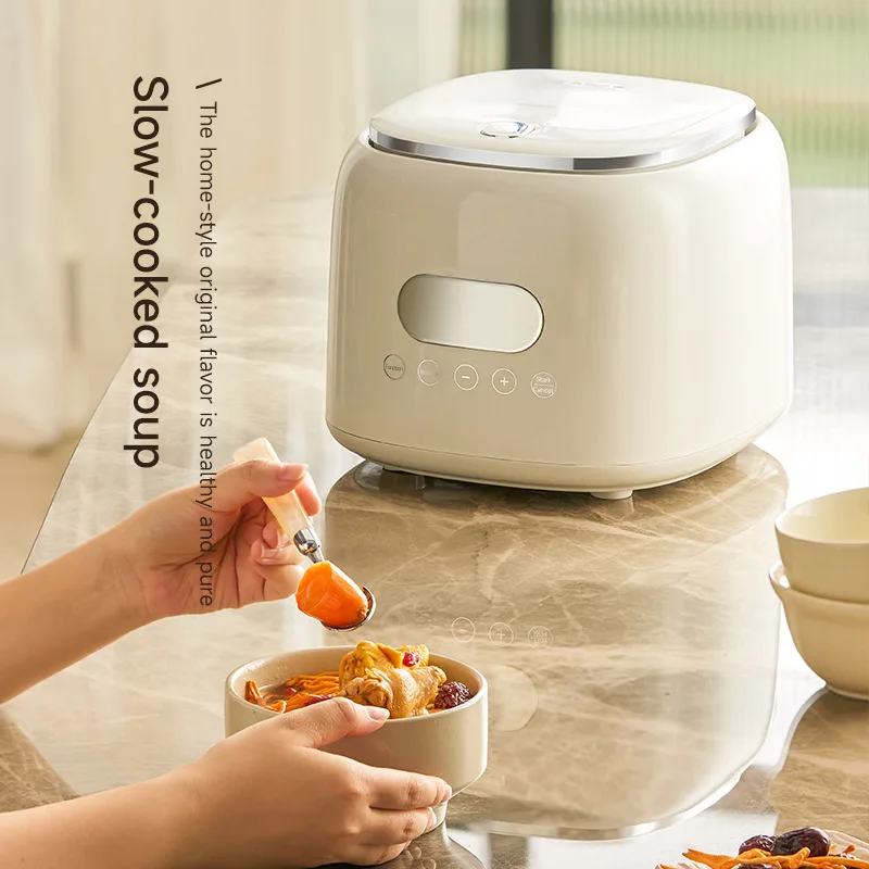 Cuiseur de Riz en Verre de 2,5 litres - Pot intérieur en Verre 400W, équipé d'un Panier de Filtre Automatique, Prend en Charge la Fonction de minuterie 24h / 24, adaptée au Riz