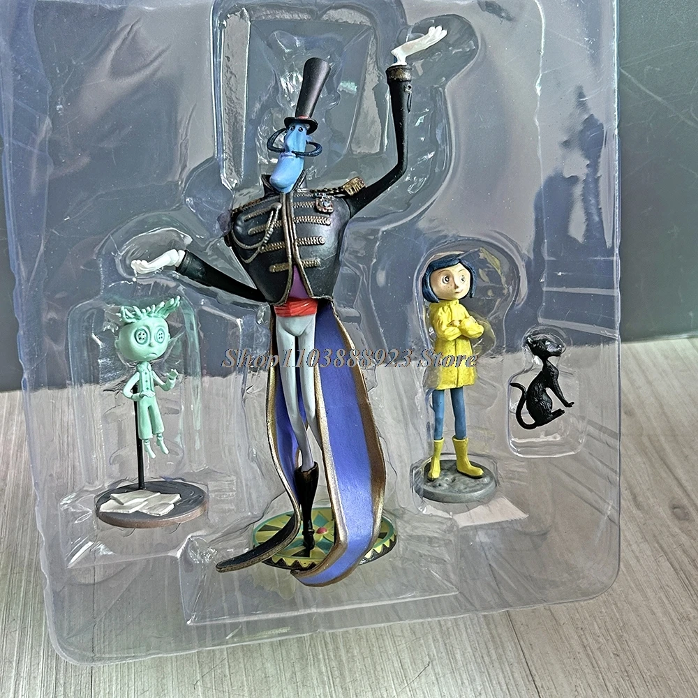 Anime Coraline Charlie Jones ‌ Figur Mr. Jones ‌ Geistervater ‌ Charakter Coraline & die Geheimtür Figur Modell Spielzeug Geschenke – Detail 5