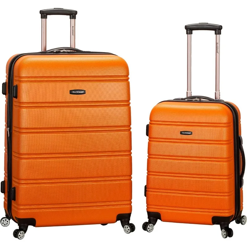 

Expandable Spinner Wheel Luggage, Orange, 2-Piece Set (20/28)