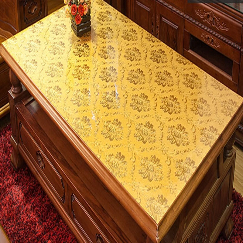 

Custom color PVC plastic printed cloth rectangular table mats