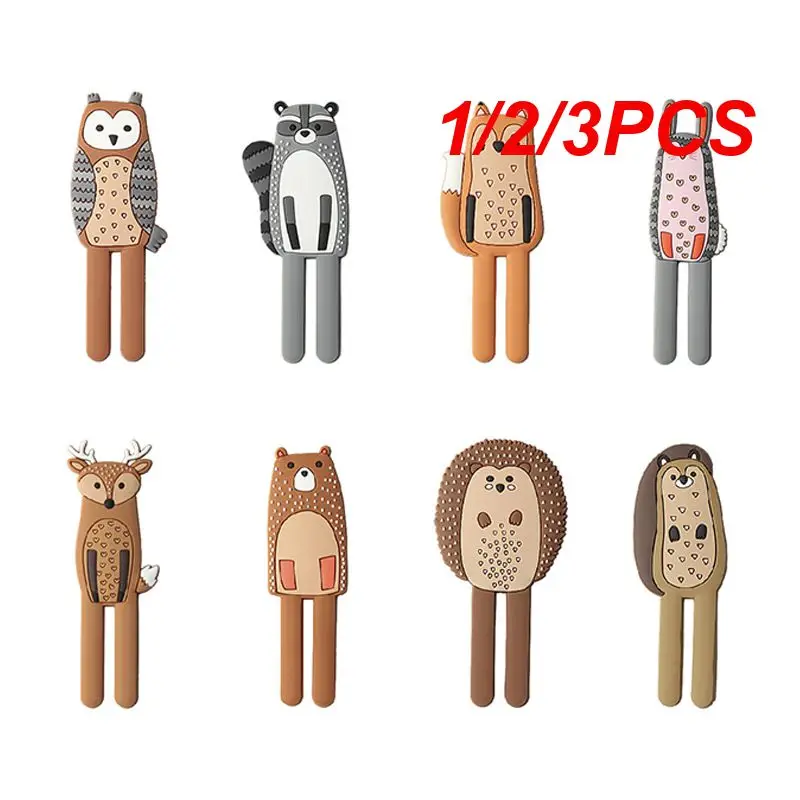 

1/2/3PCS Magnetic Functional Creative Versatile Unique Cute Magnetic Fridge Decor Strong Magnetic Hooks Cartoon Fridge Magnets