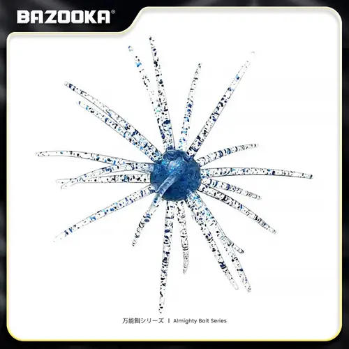 Bazooka TPE Fishing Lure 2g 8g Simulated Sea Urchin Lures Soft Silicone For Bream Pike Bass Mandarin Tilapia Gears Winter Biats - Image 12