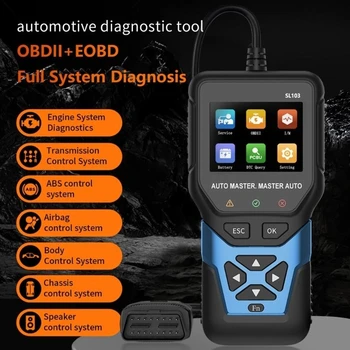 Dispositivo diagnostico per auto multilingue Streaming dati in reale Osservare il parser dei guasti per i sistemi