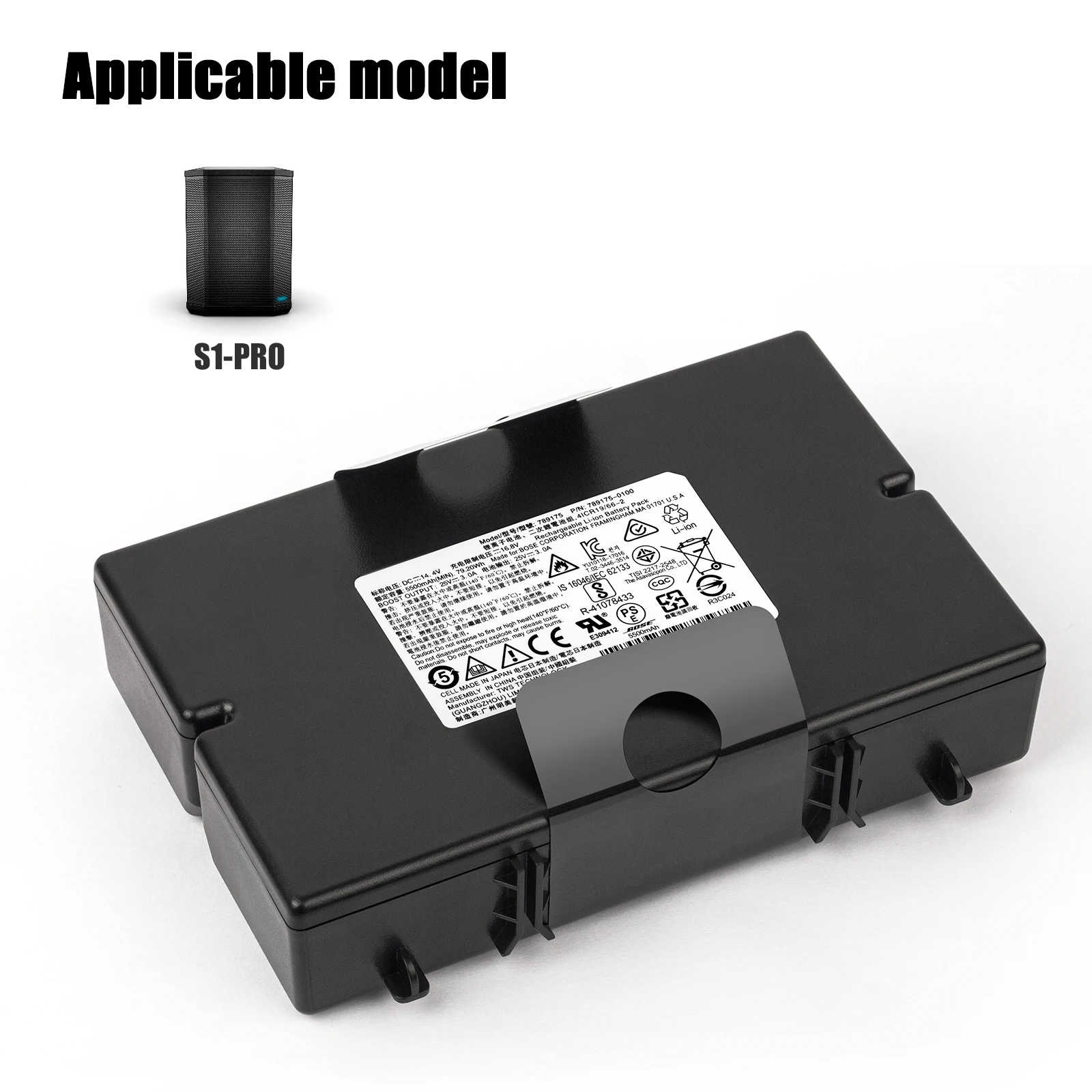 Per Batteria Altoparlante Bluetooth Bose S1 Pro 078592 789175-0110 789175-0100 789175-0010