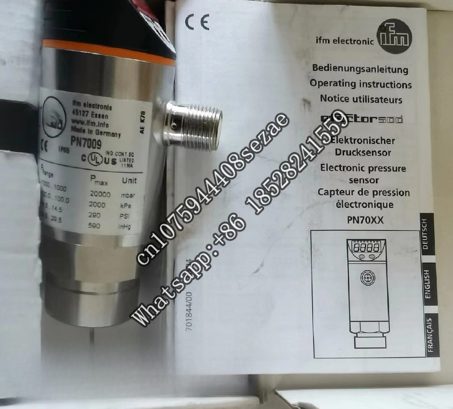 

PN7009 Pressure Switch New