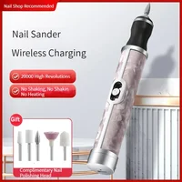 20000rpm Electric Nail Drill Sander Nail Manicure Machine Mill Grinder Pen Milling Cutter Set For Gel Polish Removing Tool 1