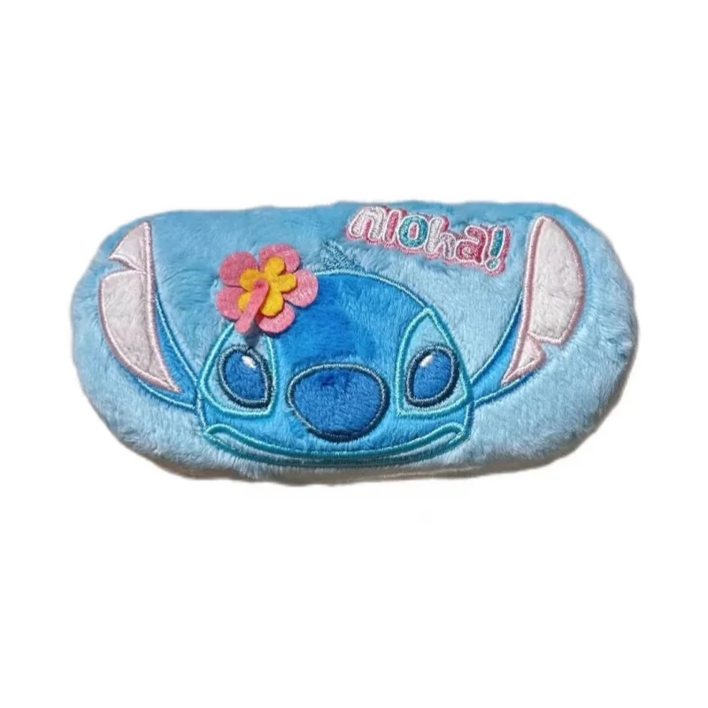 High Quality Stitch Plush Glasses Case Anti Drop Kawaii Cartoon Anime Lilo & Stitch Sunglasses Myopia Glasses Storage Box Gift
