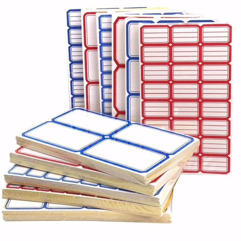68 Sheets Office Self-adhesive Label Paper Handwritten Label Stickers Classified Price Name Stickers Self-adhesive Labels