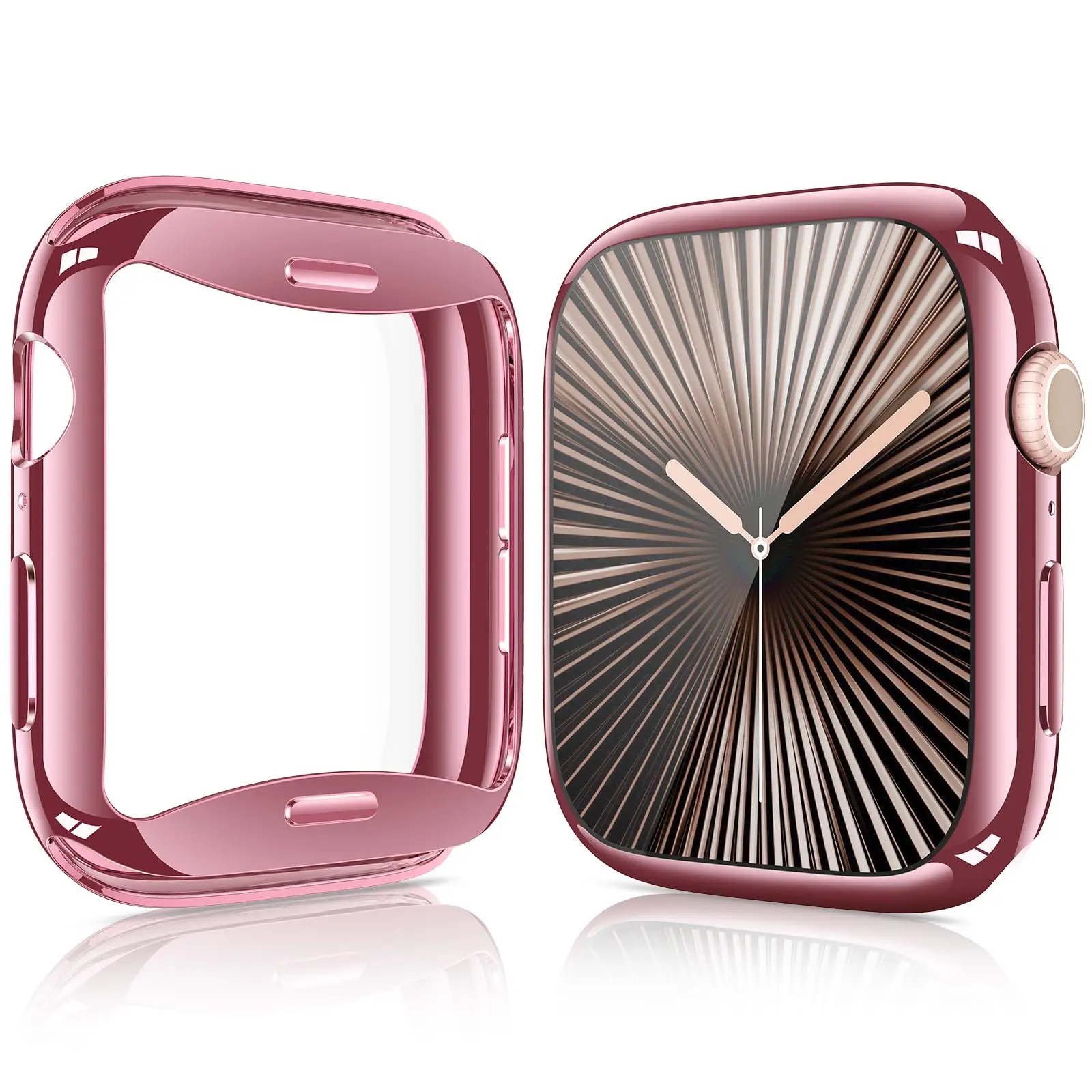 Premium TPU Apple Watch Bumper Case with Screen Protector - Durable and Stylish Protective Cover
