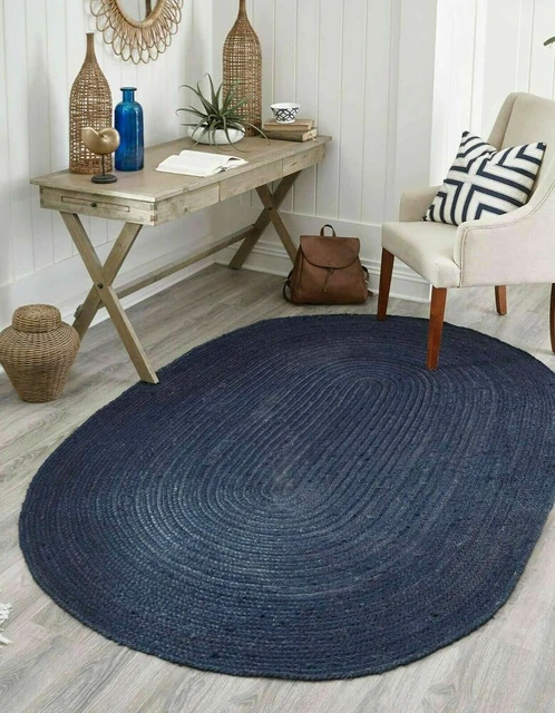 Oval Jute Rug 6'x9