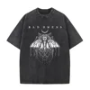 Washed Vintage Bad Omens Print T-shirt Funny Moth Graphic Tshirt Men Women Fashion Hip Hop Streetwear Short Sleeve T-shirts Male 6