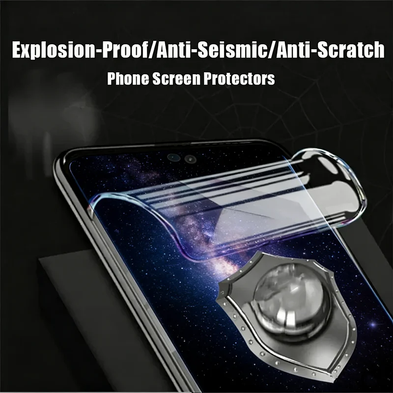 Hydrogel Screen Protector Set - 4 Piece Premium Protection Film