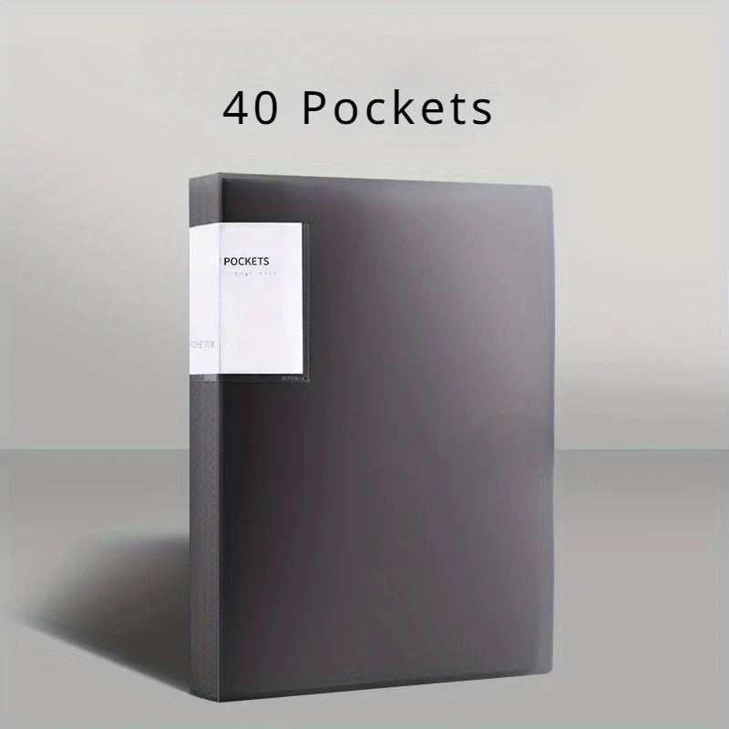 A4 Transparent Insert Folder Front View