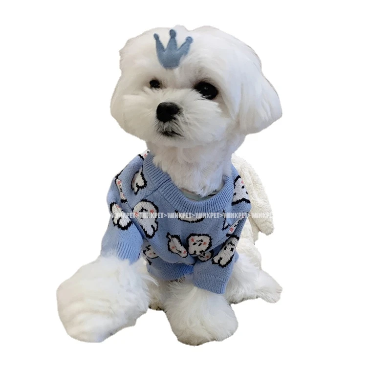 Ropa mascotas, suéter para perro maltés, Bichon, Teddy/Pomeranian, Schnauzer, perro pequeño, gato, de otoño e invierno|Sudaderas de perro| - AliExpress