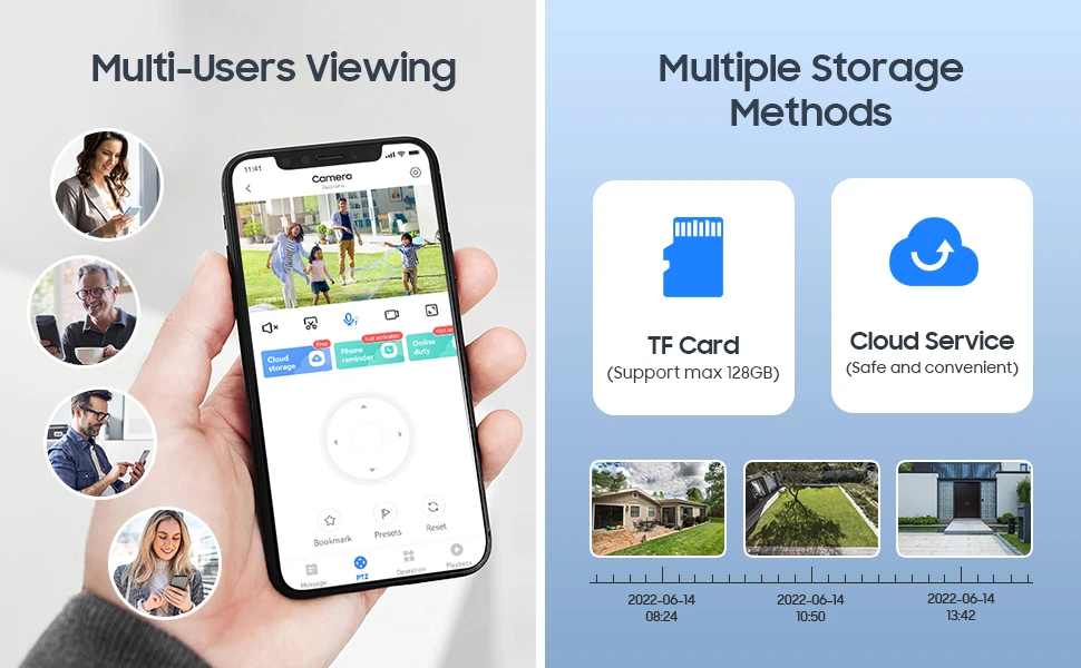 Tuya 4mp Ptz Wifi Security Camera Outdoor Waterproof Dual-band_voghion.com