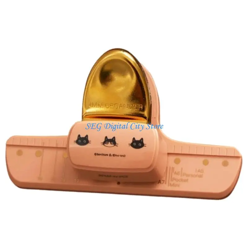 U75B 4mm 구멍 펀처 사무실용 헤비 듀티 종이 펀치 비즈니스 펀칭기