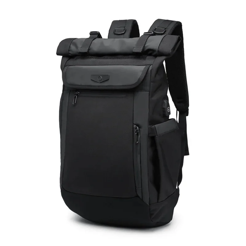 

Men Backpack Fashion Schoolbag for teenager Male 15.6 inch Laptop Backpacks Water Repellent Oxford Travel Bag USB Mochila
