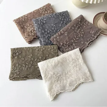 Embroidered Flower Female Headscarf 1