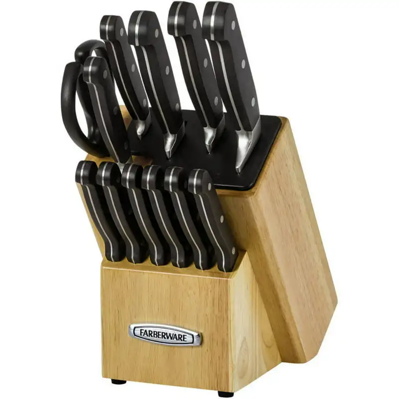 Edgekeeper 18-Piece Forged Stainless Steel Knife Set