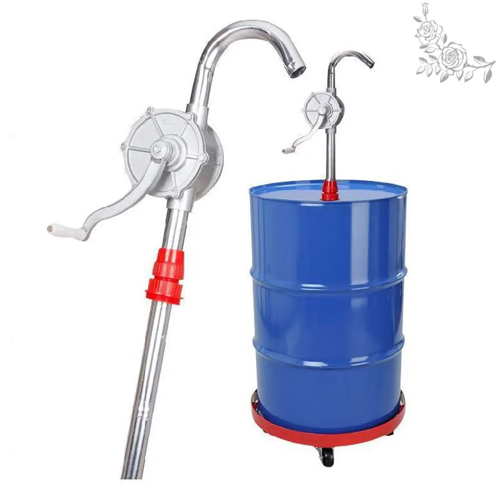 Pumping Oil Oil Absorber Aluminum Alloy Stainless Steel Hand-Operated Manual Convenient Plug-In Barrel Pump Oil Pump Liquid ui 07 operated grease gun high barrel 30 40mpa 12l pneumatic hand lubricating grease pump