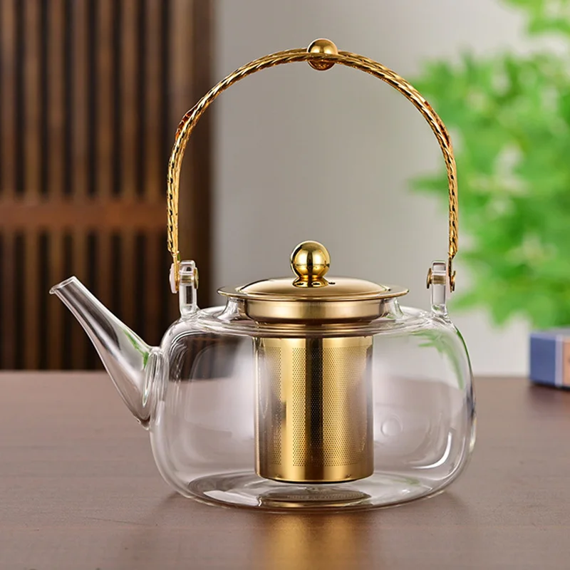 Heat-Resistant-Glass-Teapot-with-Stainless-Steel-Infuser-Portable-Glass ...