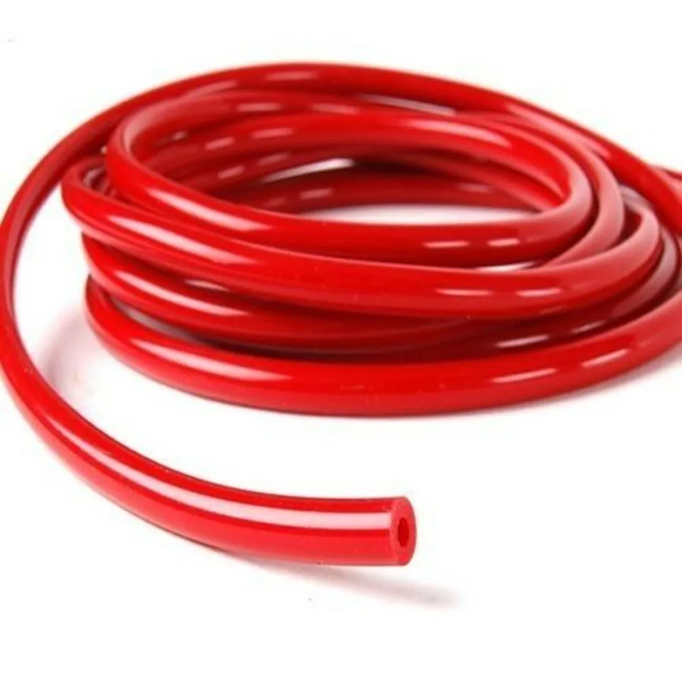 Buy 10 Feet ID: 1/8" / (3mm) Silicone Vacuum Hose Tube High Performance Red In Walnut
