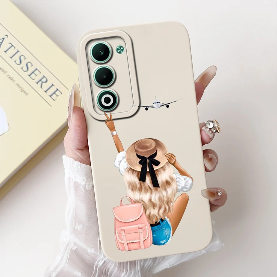 Cute Cat Dinosaur Cartoon Soft Silicone Matte Phone Case