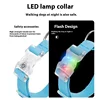Led Adjustable Reflective Cotton Dog Collar Elastic Pet Neckband for Small Medium Large Dogs Night Safety Walking 5