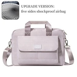Versatile Laptop Bag and Shoulder Handbag Sleeve Case - 14 to 14.9 inch (UPGRADE Pink Purple)