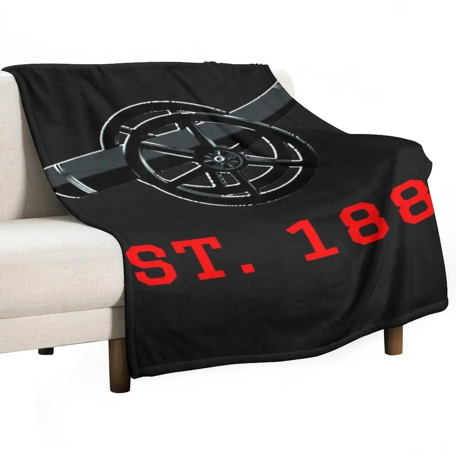 

Established 1886 Throw Blanket Camping Vintage Blankets