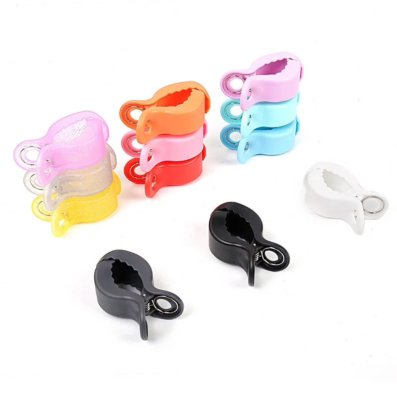 Baby Colorful Car Seat Accessories Plastic Pushchair Toy Clip Pram Stroller Peg Hook Cover Blanket Mosquito Net Clips 2Pcs/Lot