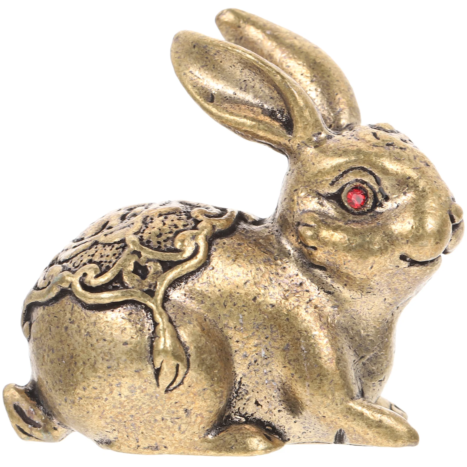 

Rabbit Statue Desktop Home Vintage Gift Zodiac Rabbit Statue Bunny Figurine Rabbit Figurine Tiny Bunny New Year Decoration