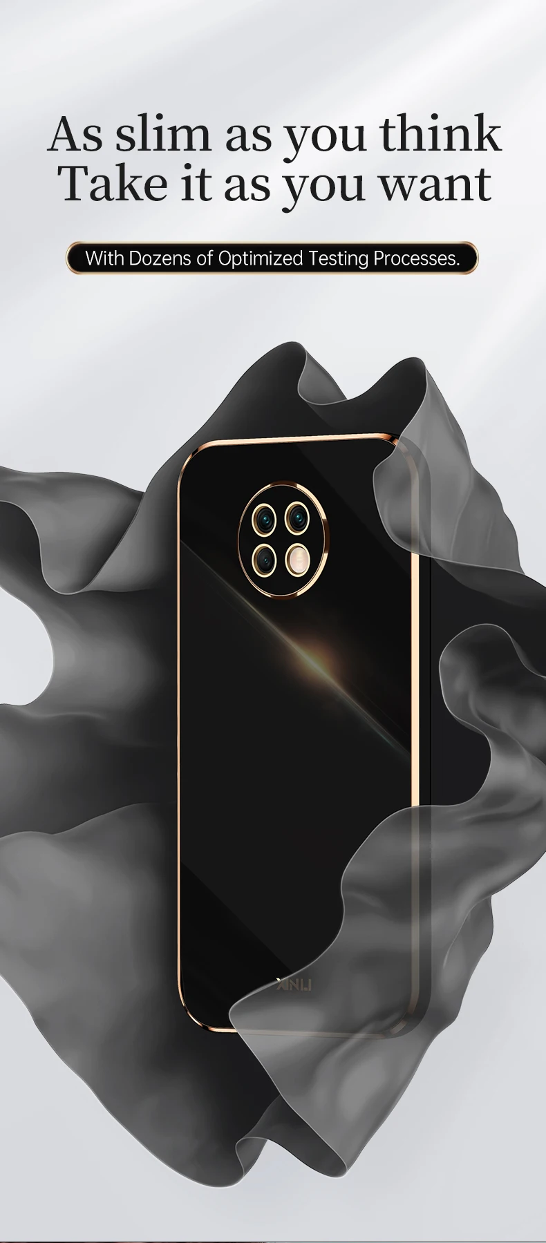 Bling mekana četvrtasta luksuzna pozlaćena telefonska torbica 3D Laser za XiaoMi RedMi Note 8 8T 9 9A 9s 9T 10 10s 10T 10 NFC 7 Pro_voghion.com
