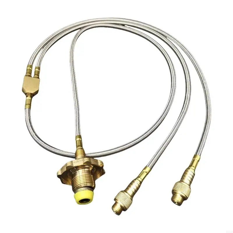Haltbarkeit Splitterrohrgasventile Vielseitige Kochgasventile Outdoor -Adapter für Camping -Enthusiasten 69HD – Detail 3