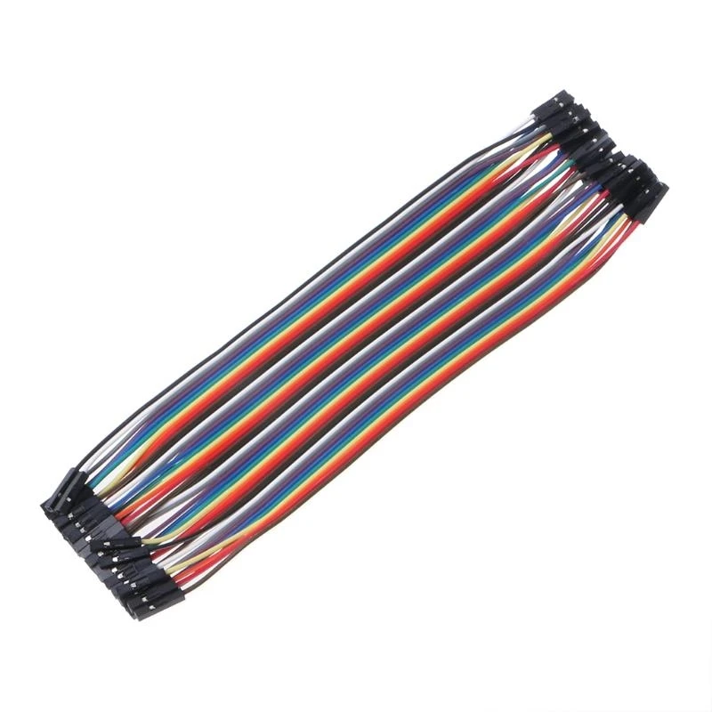 63HA Cables M-F/M-M/F-F Jumper Breadboard Wire Colorful GPIO Ribbon For DIY Kit 40Pcs
