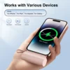 Mini Power Bank Portable 4500mAh Power Phone Charger Capsule Dual USB-C Ports For IPhone16/ 15/15 plus/15 pro/15 pro Max/Android 5