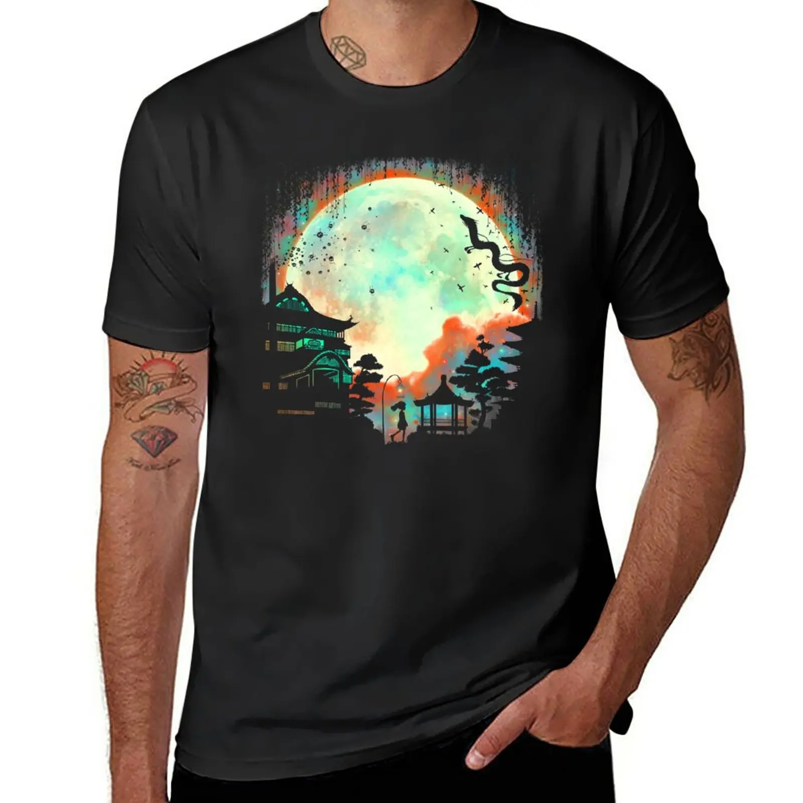 

New Thermal Moon T-Shirt Anime t-shirt boys t shirts korean fashion slim fit t shirts for men