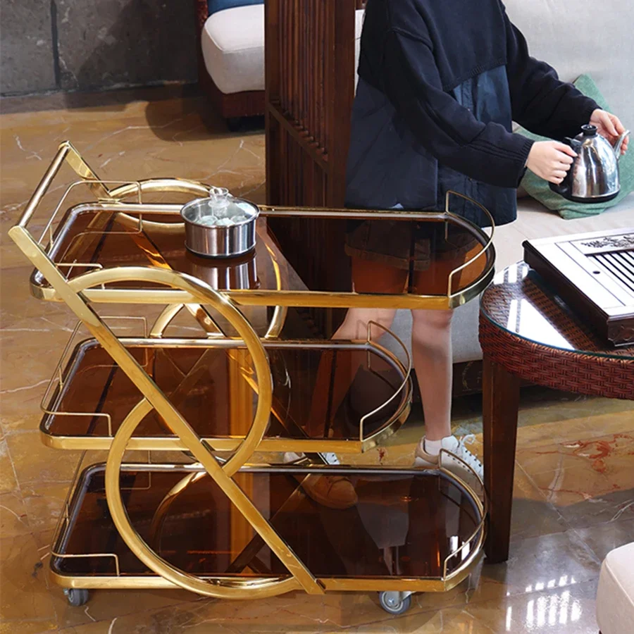Storage Rack Trolley Wheel Universal Tool Box Camping Trolley Salon Nordic Professional Metal Kitchen Beauty Mueble Cocina Shelf