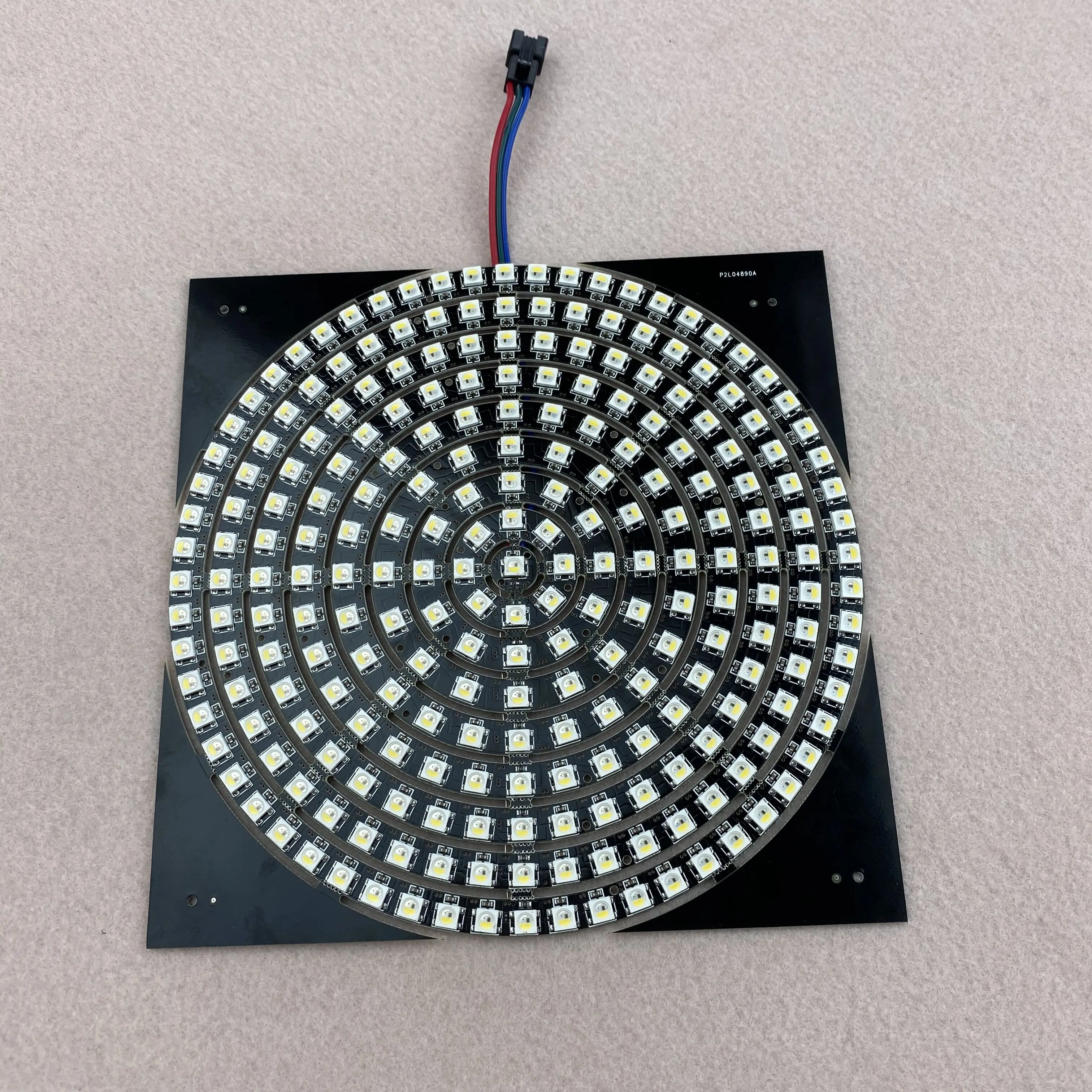 (총 9가지 크기) 주소 지정이 가능한 DC5V SK6812-RGBW LED 링 라이트; 검정색 PCB; 1/8/12/16/24/32/40/48/60 LED가 포함된 한 세트