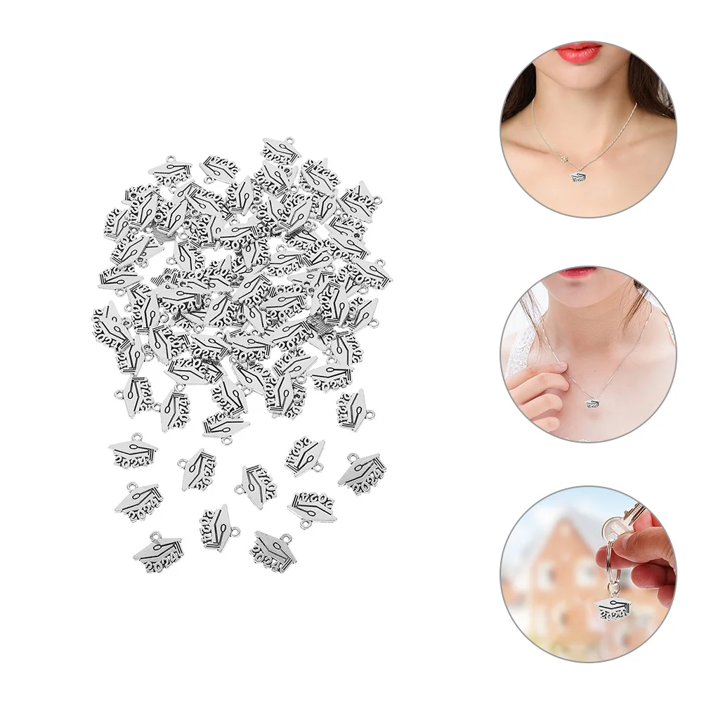 

Letter Charms for Jewelry Making DIY Pendant Graduation Cap Rhinestone Earrings Jewels Crafts 2024 Number